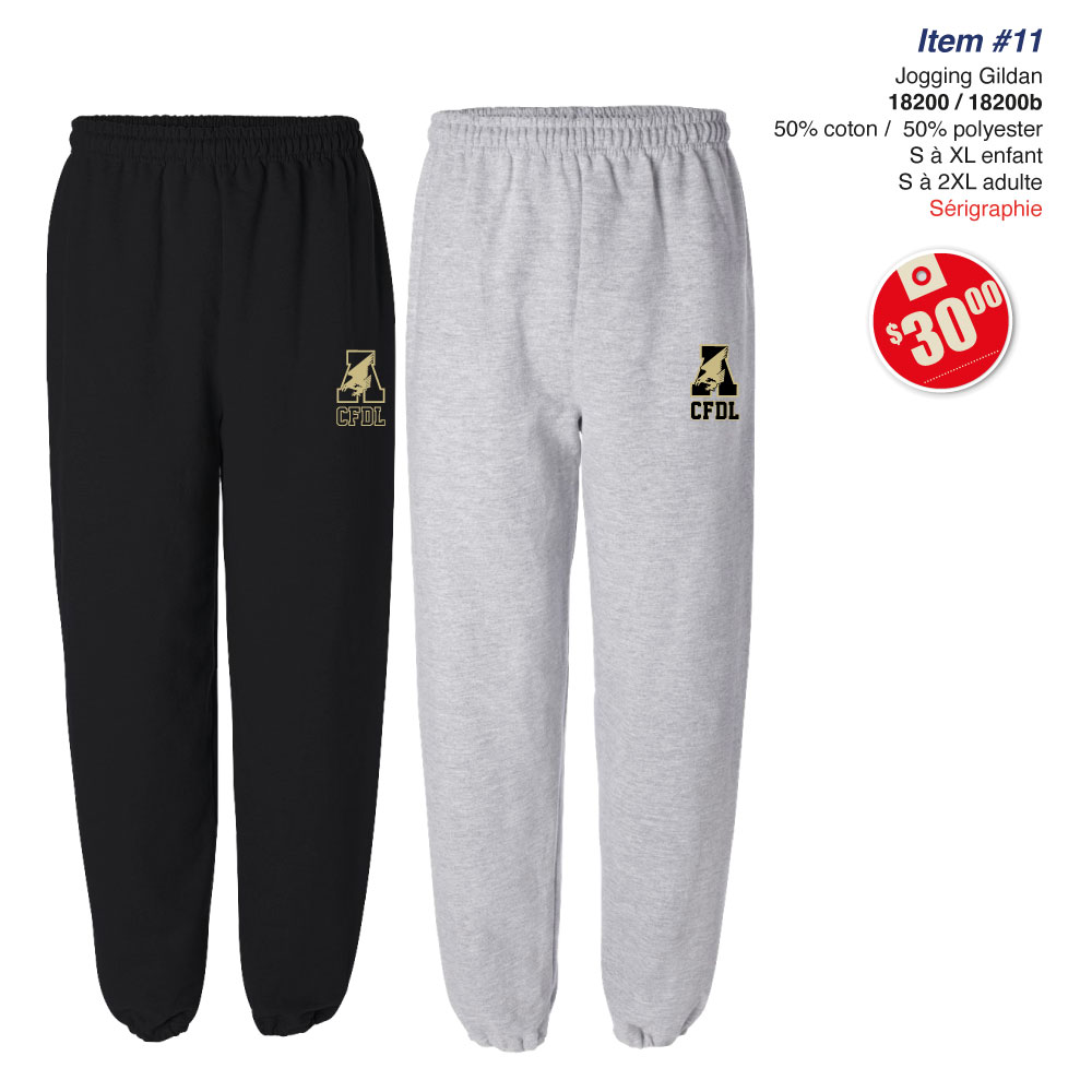 Item 11 Collège François-de-Laval Jogging Gildan 18200 18200B 2026