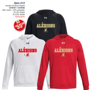 Item 13 Collège François-de-Laval Hoodie UA 1379757 1379792 2026